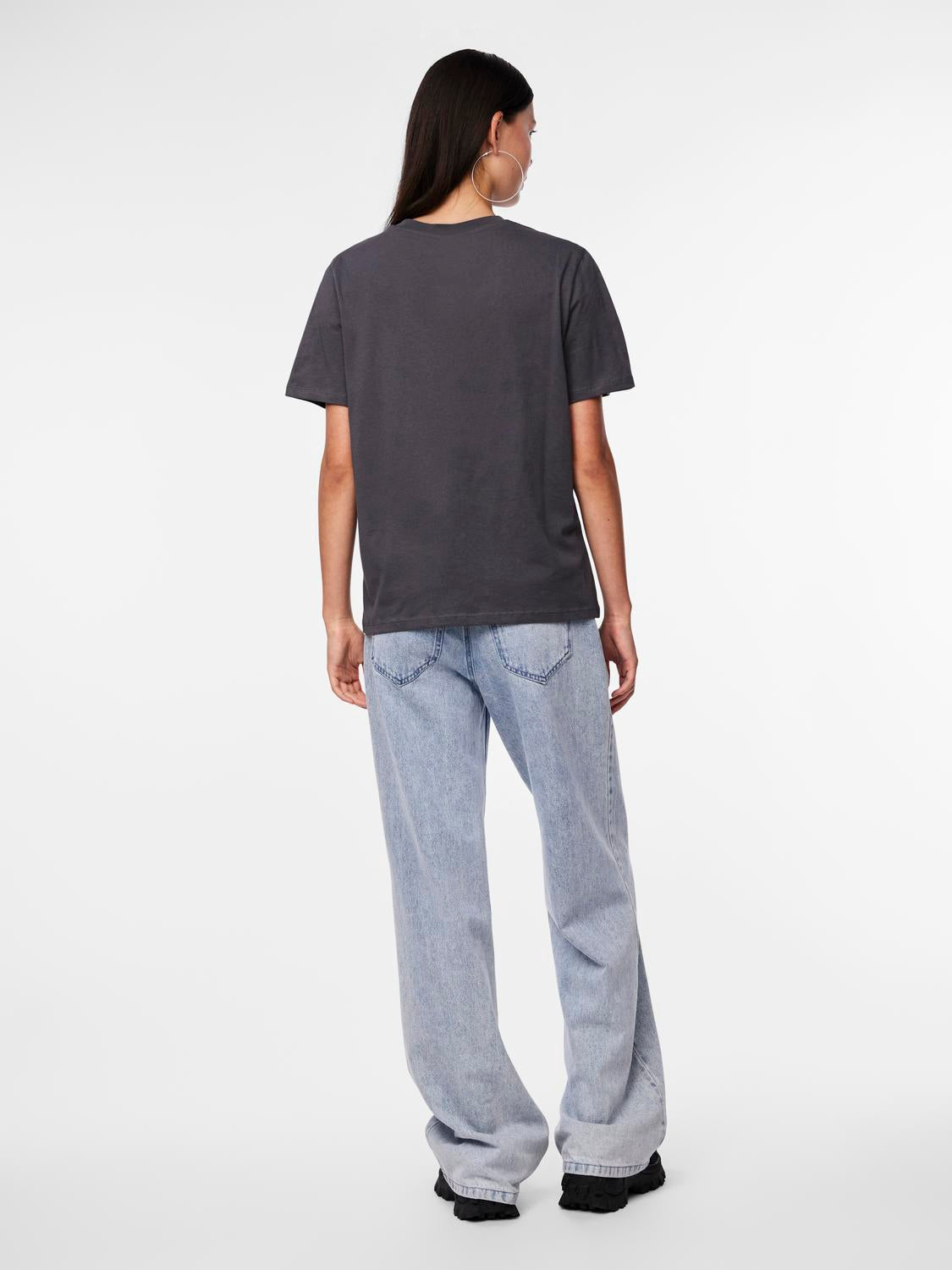 PCRIA T-Shirt - Grey Pinstripe